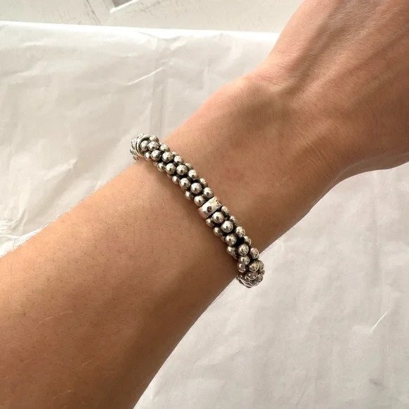 LAGOS Bold Signature Caviar Rope Sterling Silver Bracelet - Picture 7 of 7